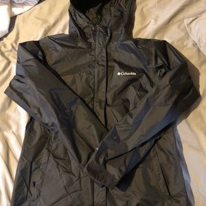 Columbia Raincoat Black Size Medium